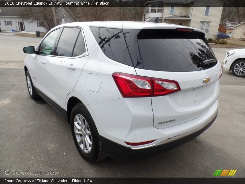 Summit White / Jet Black 2018 Chevrolet Equinox LT AWD