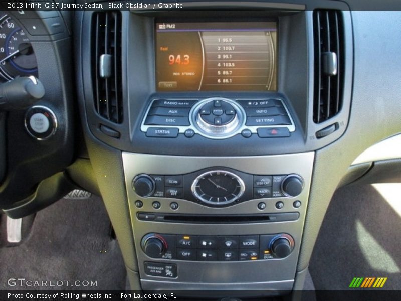 Black Obsidian / Graphite 2013 Infiniti G 37 Journey Sedan