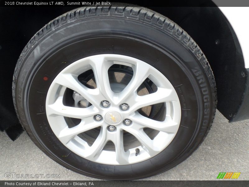Summit White / Jet Black 2018 Chevrolet Equinox LT AWD