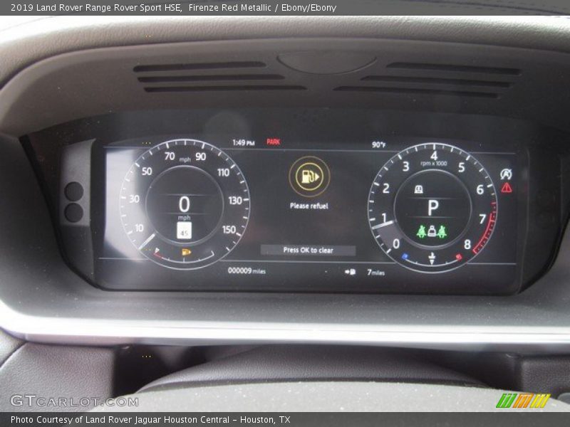  2019 Range Rover Sport HSE HSE Gauges