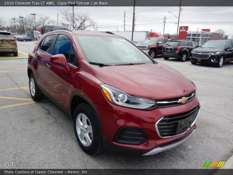 Cajun Red Tintcoat / Jet Black 2019 Chevrolet Trax LT AWD