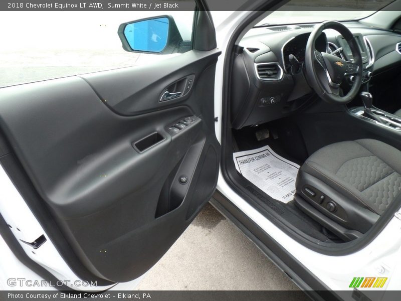 Summit White / Jet Black 2018 Chevrolet Equinox LT AWD