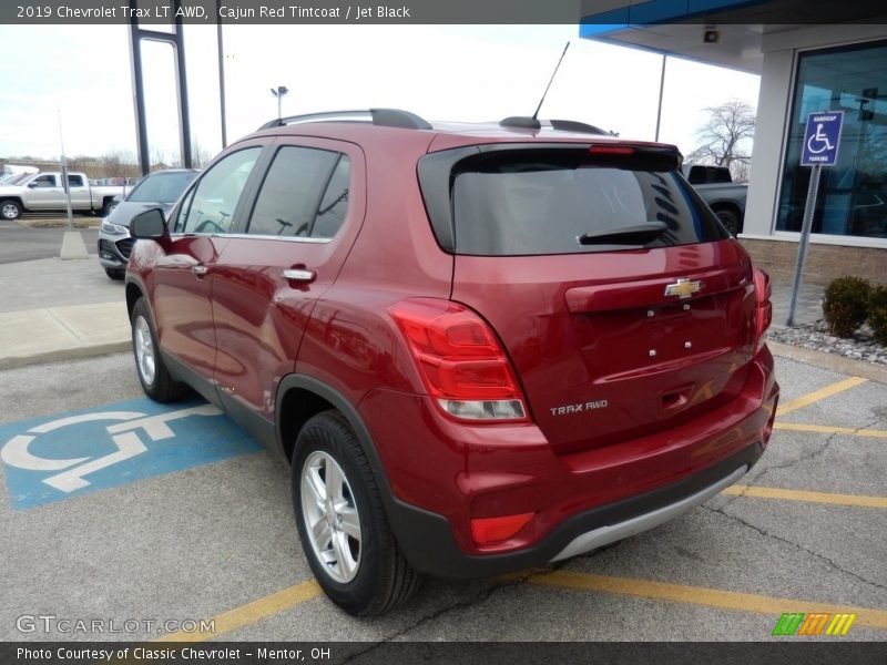 Cajun Red Tintcoat / Jet Black 2019 Chevrolet Trax LT AWD