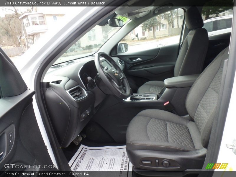 Summit White / Jet Black 2018 Chevrolet Equinox LT AWD