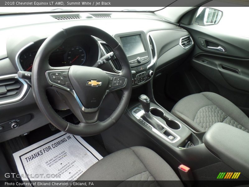 Summit White / Jet Black 2018 Chevrolet Equinox LT AWD