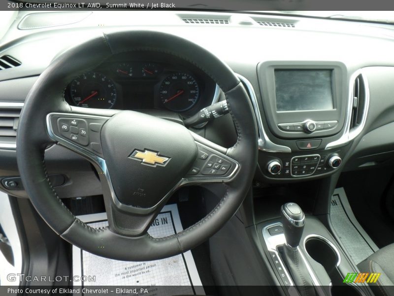 Summit White / Jet Black 2018 Chevrolet Equinox LT AWD