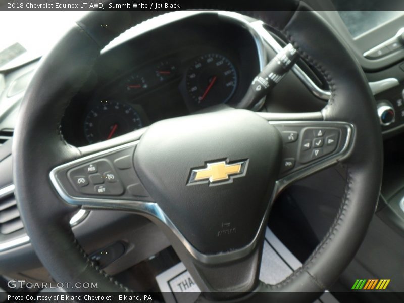 Summit White / Jet Black 2018 Chevrolet Equinox LT AWD