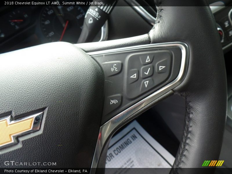 Summit White / Jet Black 2018 Chevrolet Equinox LT AWD