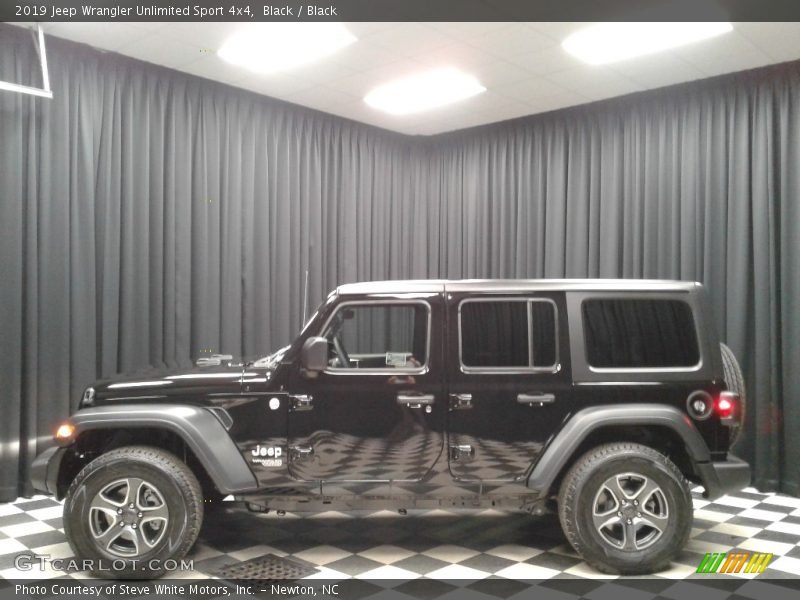 Black / Black 2019 Jeep Wrangler Unlimited Sport 4x4