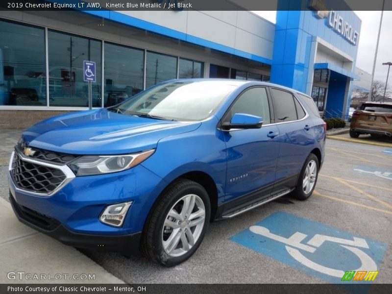 Kinetic Blue Metallic / Jet Black 2019 Chevrolet Equinox LT AWD