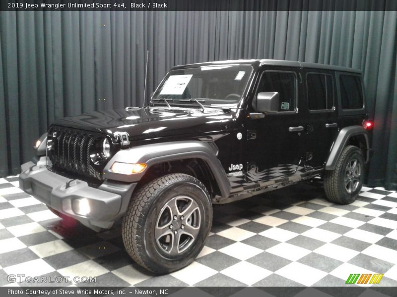 Black / Black 2019 Jeep Wrangler Unlimited Sport 4x4