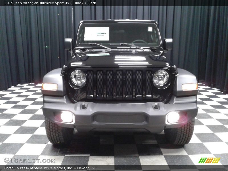 Black / Black 2019 Jeep Wrangler Unlimited Sport 4x4