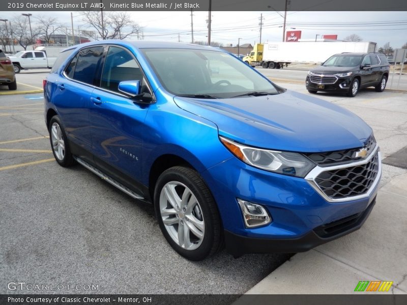 Kinetic Blue Metallic / Jet Black 2019 Chevrolet Equinox LT AWD