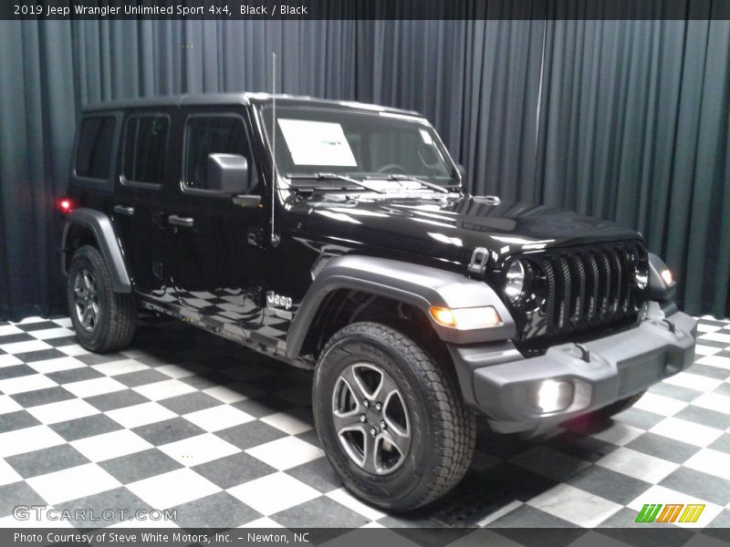 Black / Black 2019 Jeep Wrangler Unlimited Sport 4x4