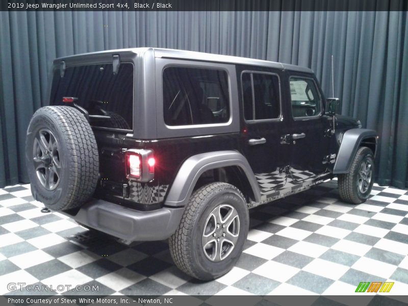 Black / Black 2019 Jeep Wrangler Unlimited Sport 4x4