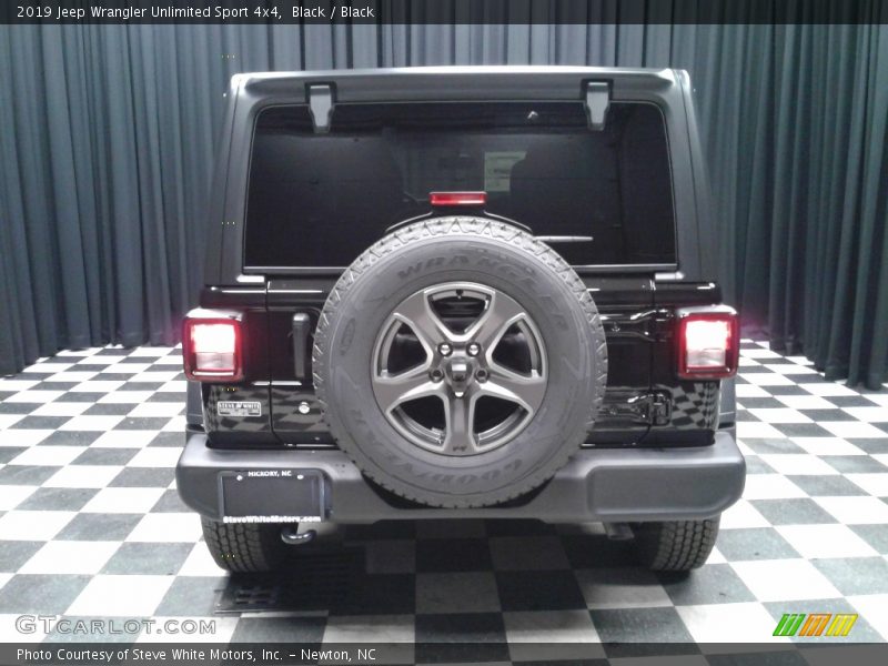 Black / Black 2019 Jeep Wrangler Unlimited Sport 4x4