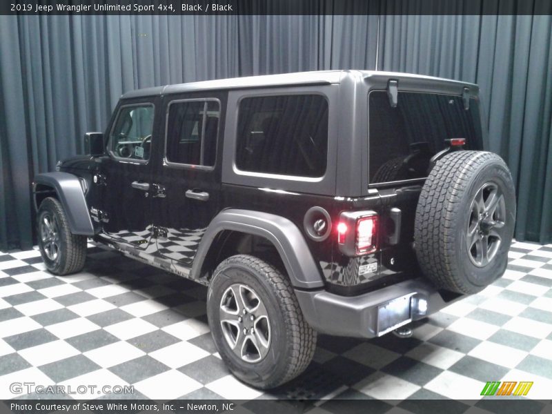 Black / Black 2019 Jeep Wrangler Unlimited Sport 4x4