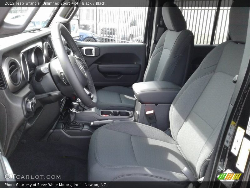 Black / Black 2019 Jeep Wrangler Unlimited Sport 4x4