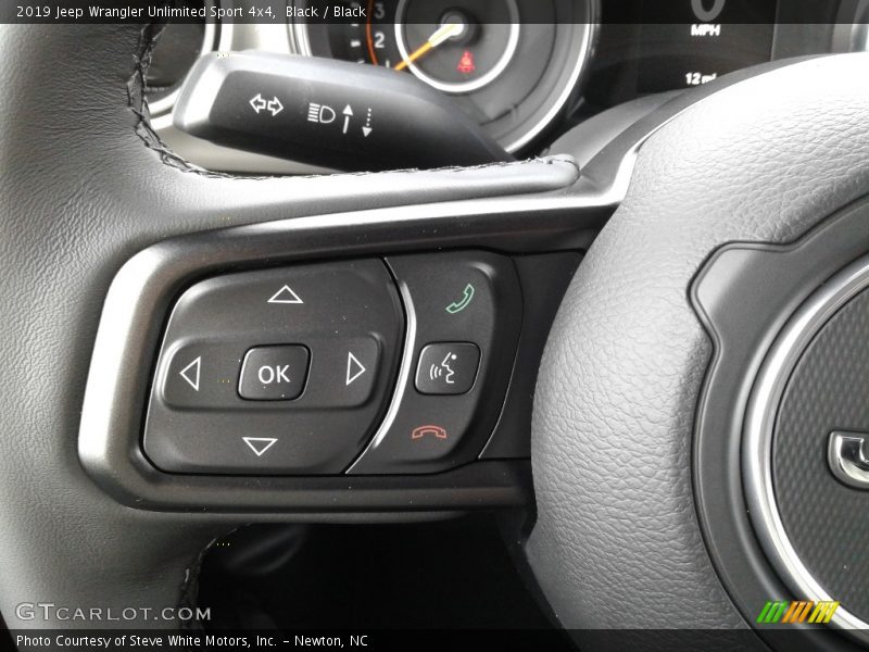 Black / Black 2019 Jeep Wrangler Unlimited Sport 4x4