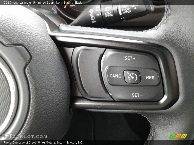 Black / Black 2019 Jeep Wrangler Unlimited Sport 4x4