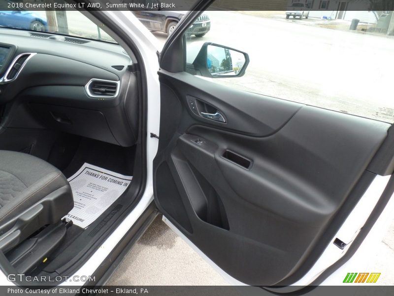 Summit White / Jet Black 2018 Chevrolet Equinox LT AWD