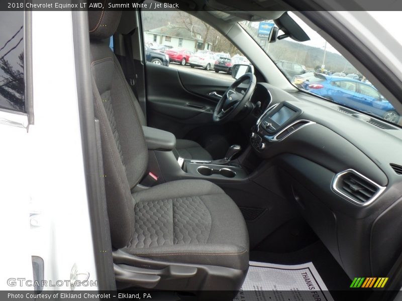 Summit White / Jet Black 2018 Chevrolet Equinox LT AWD
