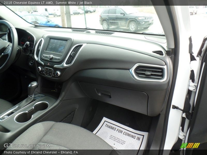 Summit White / Jet Black 2018 Chevrolet Equinox LT AWD