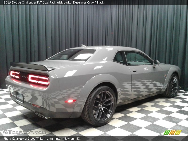 Destroyer Gray / Black 2019 Dodge Challenger R/T Scat Pack Widebody