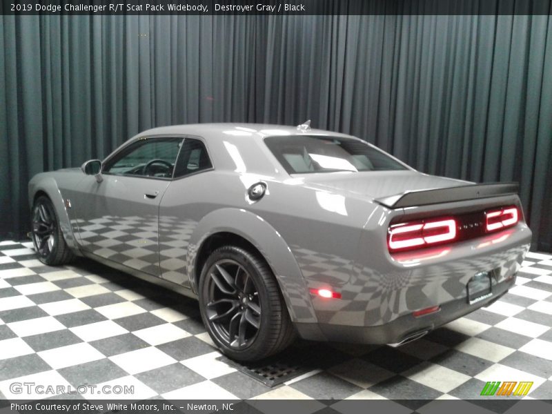Destroyer Gray / Black 2019 Dodge Challenger R/T Scat Pack Widebody