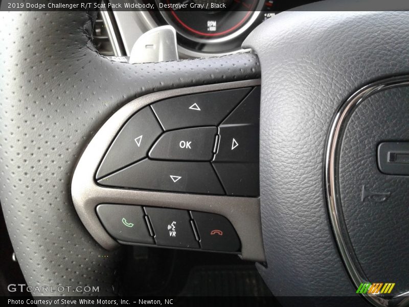 Destroyer Gray / Black 2019 Dodge Challenger R/T Scat Pack Widebody