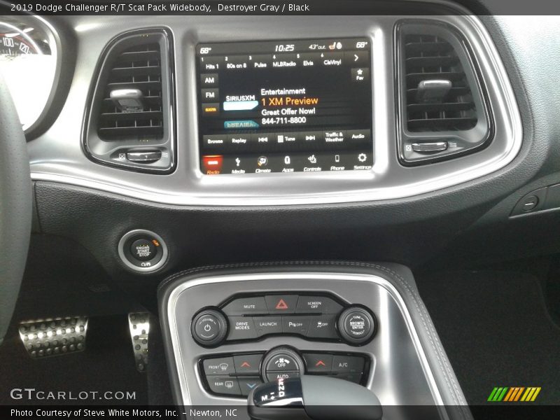 Destroyer Gray / Black 2019 Dodge Challenger R/T Scat Pack Widebody