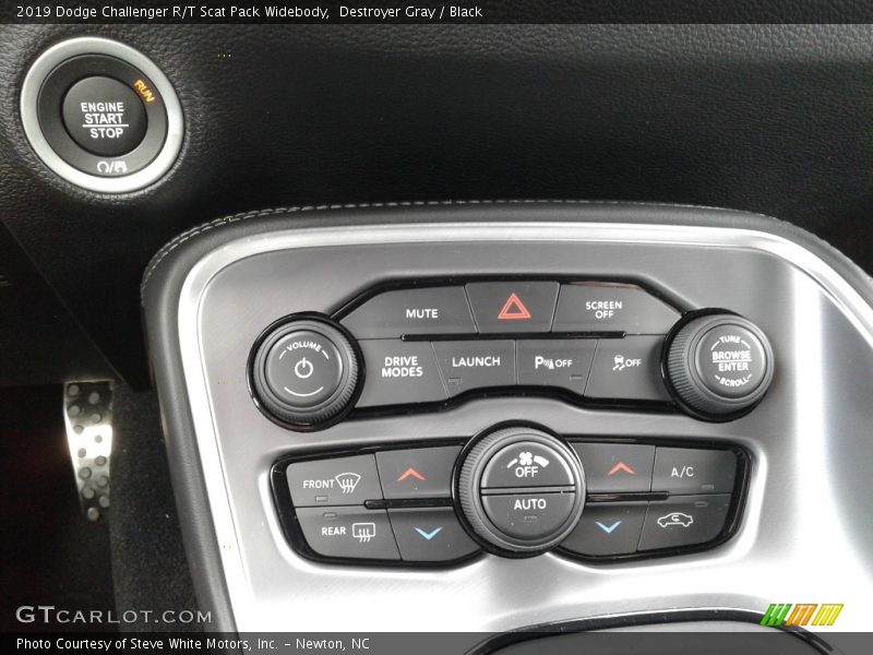 Destroyer Gray / Black 2019 Dodge Challenger R/T Scat Pack Widebody