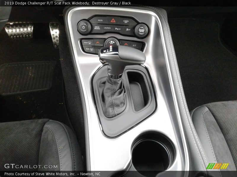 Destroyer Gray / Black 2019 Dodge Challenger R/T Scat Pack Widebody