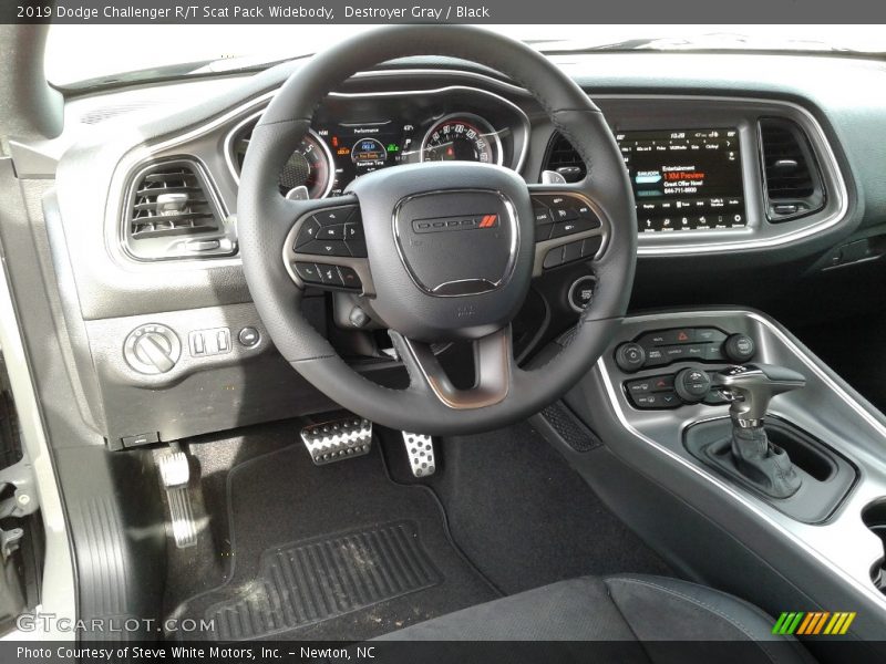 Destroyer Gray / Black 2019 Dodge Challenger R/T Scat Pack Widebody