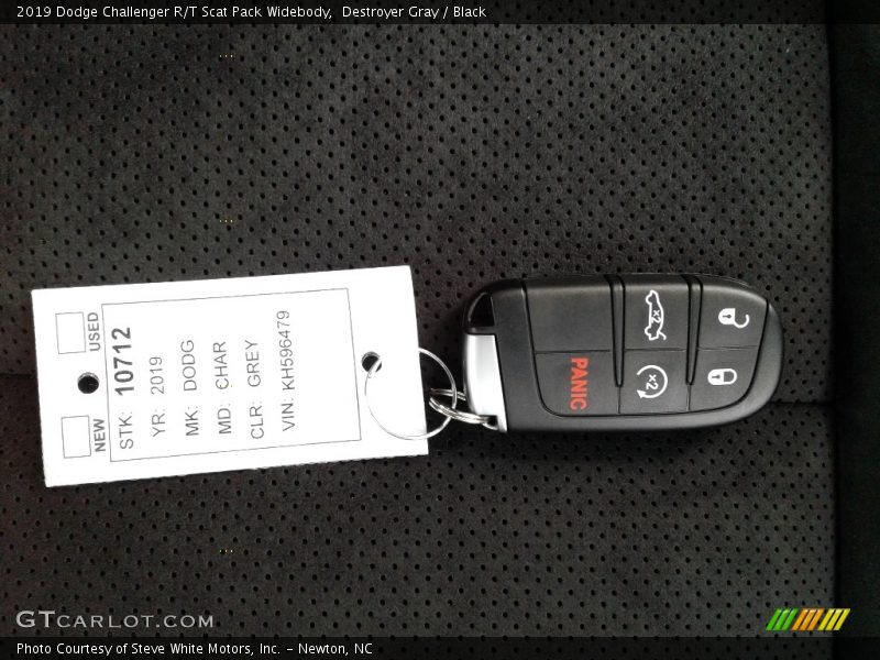 Destroyer Gray / Black 2019 Dodge Challenger R/T Scat Pack Widebody