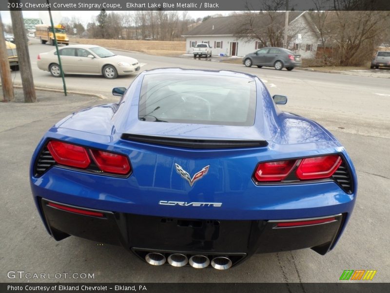 Elkhart Lake Blue Metallic / Black 2019 Chevrolet Corvette Stingray Coupe