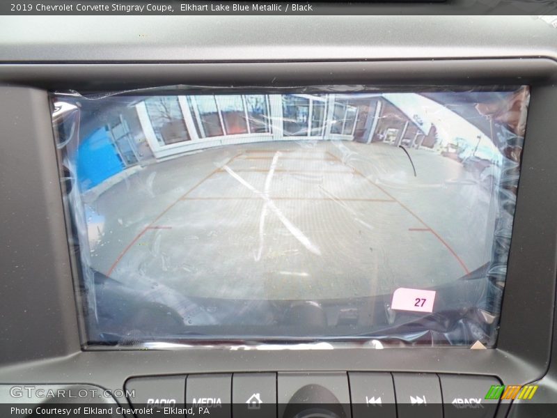 Elkhart Lake Blue Metallic / Black 2019 Chevrolet Corvette Stingray Coupe