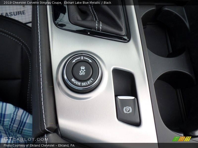 Elkhart Lake Blue Metallic / Black 2019 Chevrolet Corvette Stingray Coupe