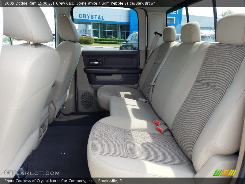 Stone White / Light Pebble Beige/Bark Brown 2009 Dodge Ram 1500 SLT Crew Cab