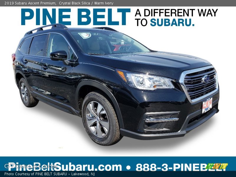 Crystal Black Silica / Warm Ivory 2019 Subaru Ascent Premium