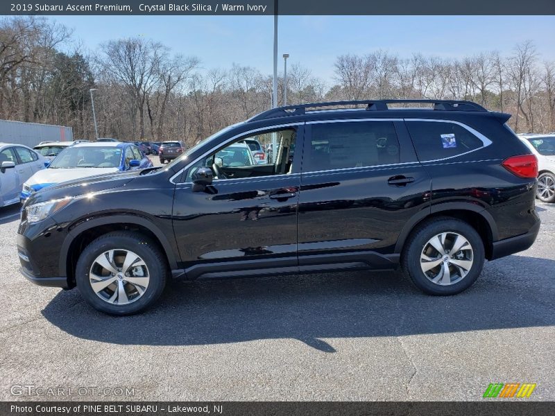 Crystal Black Silica / Warm Ivory 2019 Subaru Ascent Premium