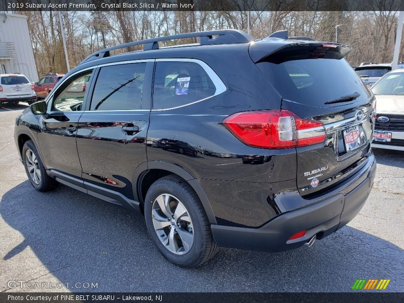 Crystal Black Silica / Warm Ivory 2019 Subaru Ascent Premium
