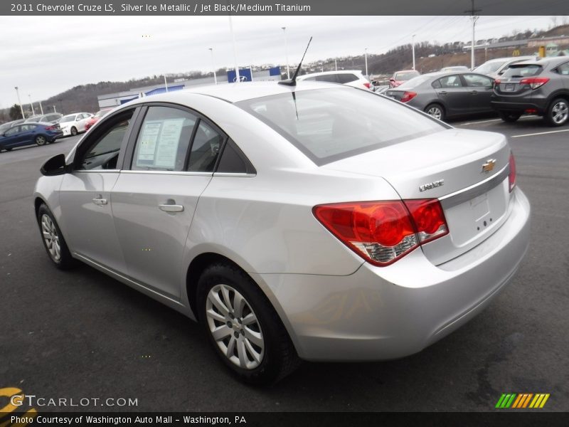 Silver Ice Metallic / Jet Black/Medium Titanium 2011 Chevrolet Cruze LS