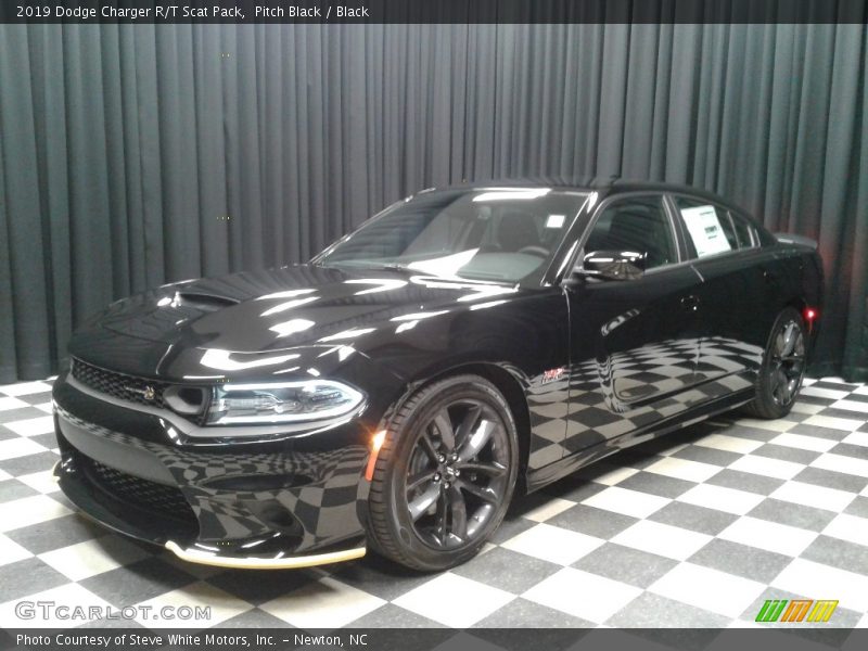 Pitch Black / Black 2019 Dodge Charger R/T Scat Pack