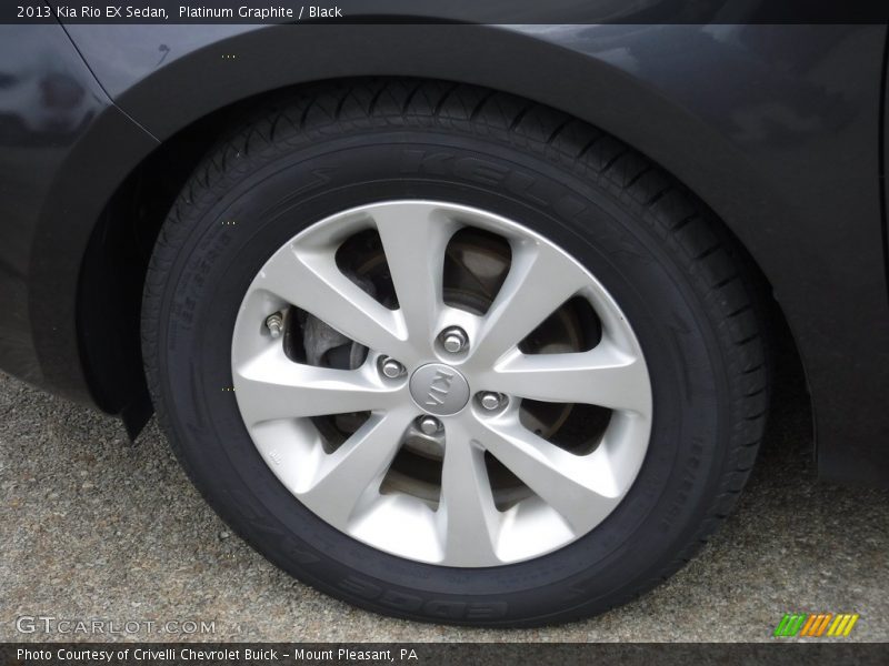 Platinum Graphite / Black 2013 Kia Rio EX Sedan