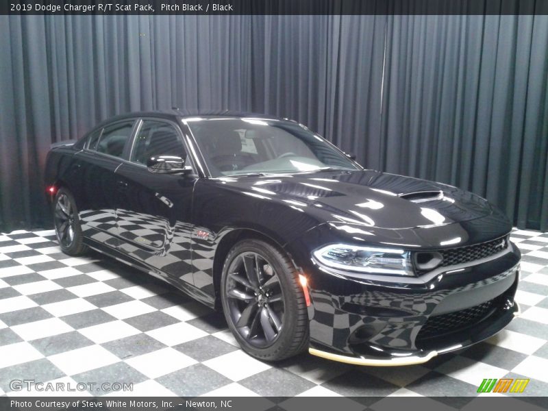 Pitch Black / Black 2019 Dodge Charger R/T Scat Pack