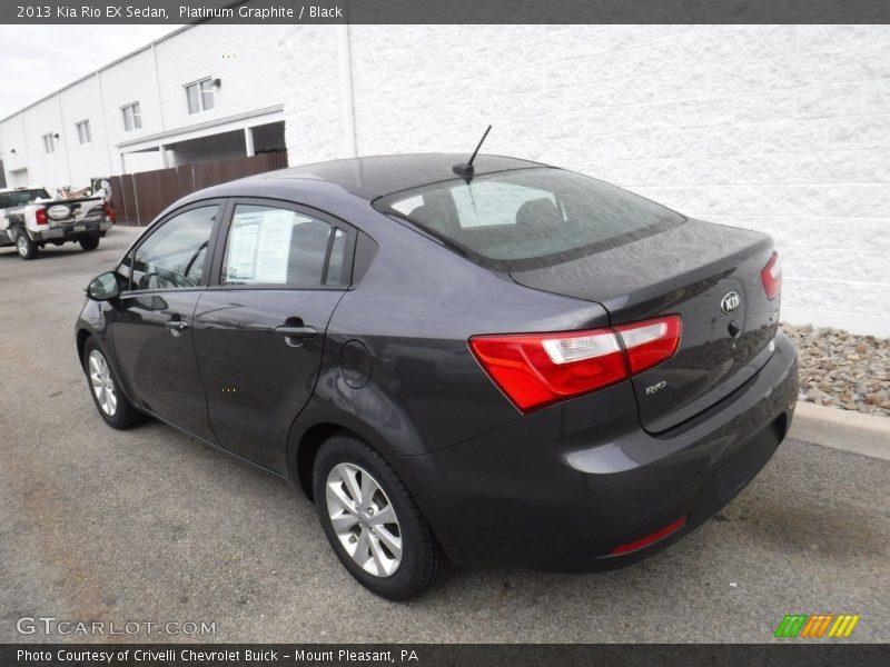 Platinum Graphite / Black 2013 Kia Rio EX Sedan