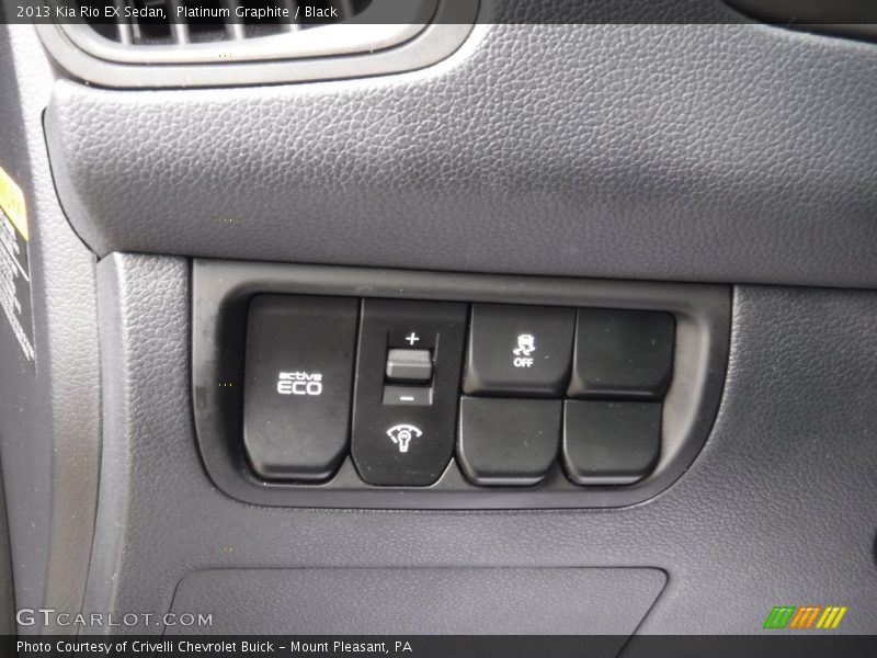 Platinum Graphite / Black 2013 Kia Rio EX Sedan