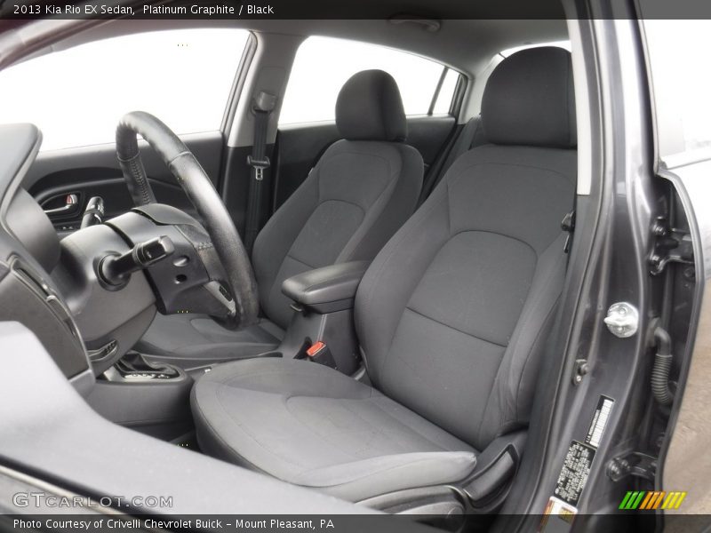 Platinum Graphite / Black 2013 Kia Rio EX Sedan