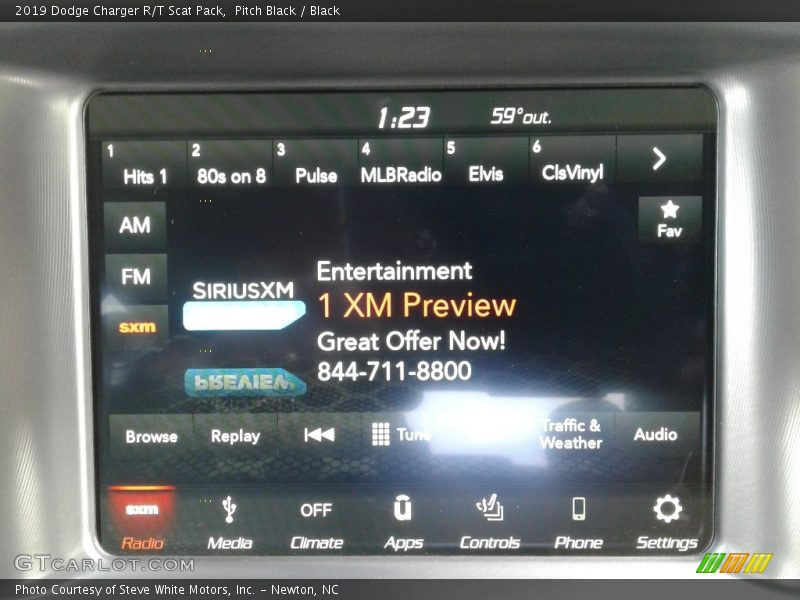 Pitch Black / Black 2019 Dodge Charger R/T Scat Pack